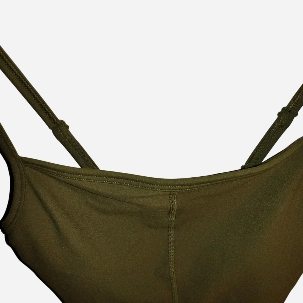 NWT Old Navy PowerSoft Go-Dry Active Bodysuit - Olive Green - XS - Picture 2 of 7